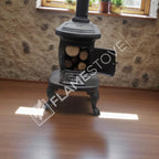 FS-059 Flame StoveNostaljik Fransız H2 Pik Döküm Soba: Odun Kömür Uyumlu, Yüksek Verimli Isıtma 10