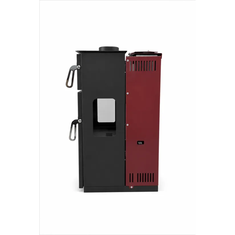 MS-6 Capella Mini fırınlı pelet ve odun hybrid soba - görsel 2