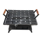 FS-405 Flame Stove Taşınabilir Ahşap Saplı Kare Döküm Piknik Mangalı - Dayanıklı, Kolay Temizlenebilir 3