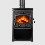FS-014YKST Flame Stove Sirius Ultra Yan Kapaklı Odun Hazneli Döküm Soba, Yüksek Verimli Isıtma Çözümü. 3