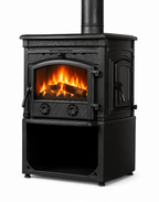 FS-014YKST Flame Stove Sirius Ultra Yan Kapaklı Odun Hazneli Döküm Soba, Yüksek Verimli Isıtma Çözümü. 1