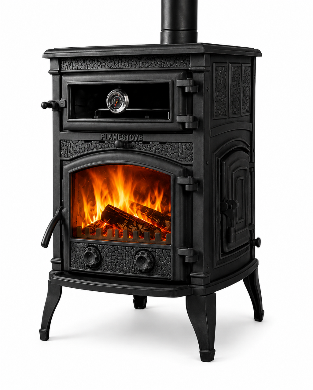 FS-013YK Flame Stove Sirius Mega Fırınlı Döküm Soba 1