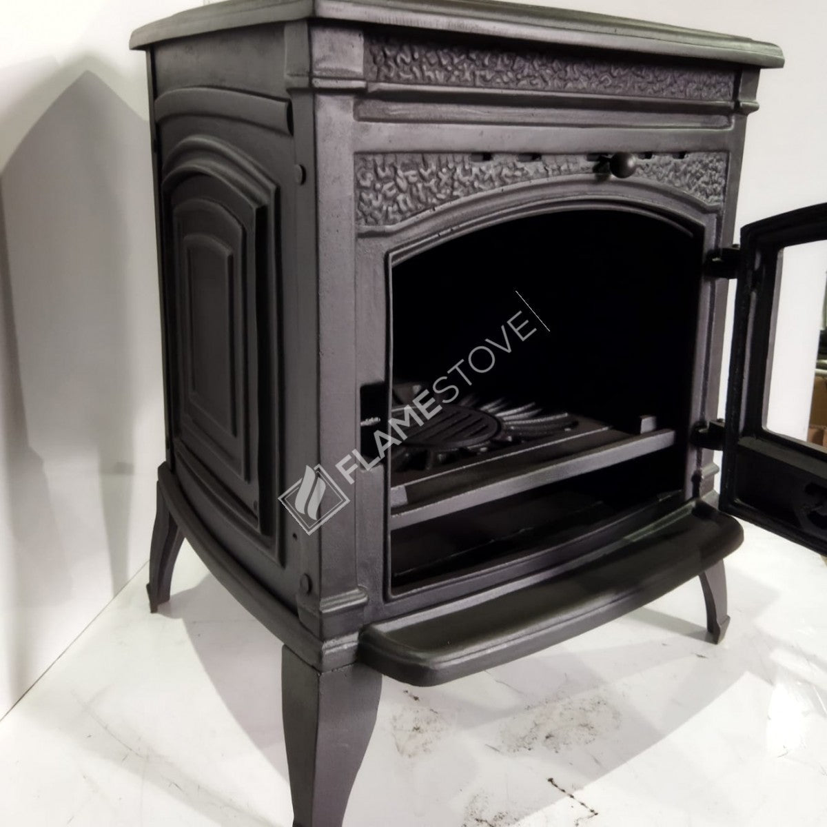 FS-016 Flame Stove Sirius Star Yüksek Verimli Pik Döküm Odun Kömür Sobası FS-016 7