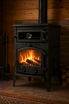 FS-013YK Flame Stove Sirius Mega Fırınlı Döküm Soba 6