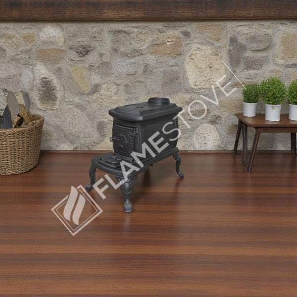 FS-059 Flame StoveNostaljik Fransız H2 Pik Döküm Soba: Odun Kömür Uyumlu, Yüksek Verimli Isıtma 8