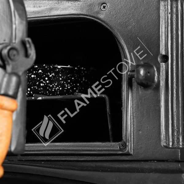 FS-034YKST Flame Stove Fırınlı Döküm Soba, Çift Yanmalı, Odunluklu, 18 kW, A Sınıfı 11