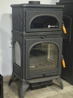 FS-024AK Modena Lüks Oven 3 camlı kuzineli Altan küllüklü Döküm Soba 3