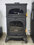 FS-024AK Modena Lüks Oven 3 camlı kuzineli Altan küllüklü Döküm Soba 14