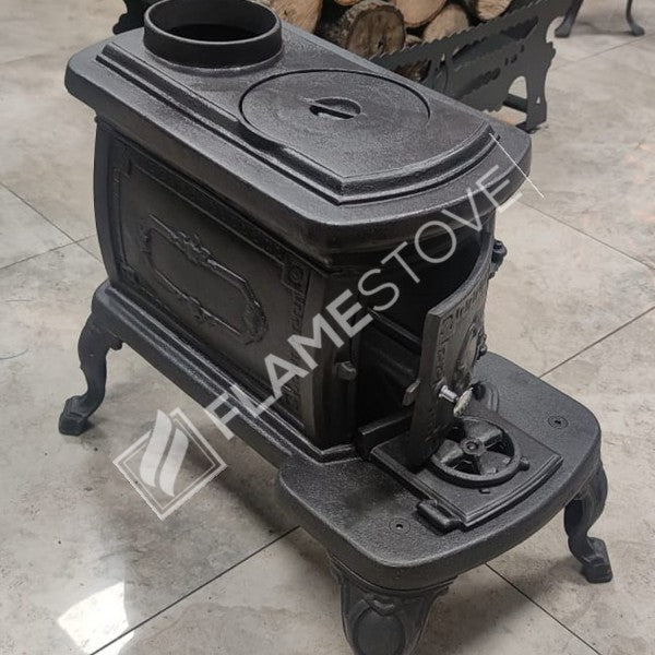 FS-059 Flame StoveNostaljik Fransız H2 Pik Döküm Soba: Odun Kömür Uyumlu, Yüksek Verimli Isıtma 4
