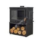 FS-041YKST Flame Stove Retro 10kW Yüksek Verimli Döküm Soba 6