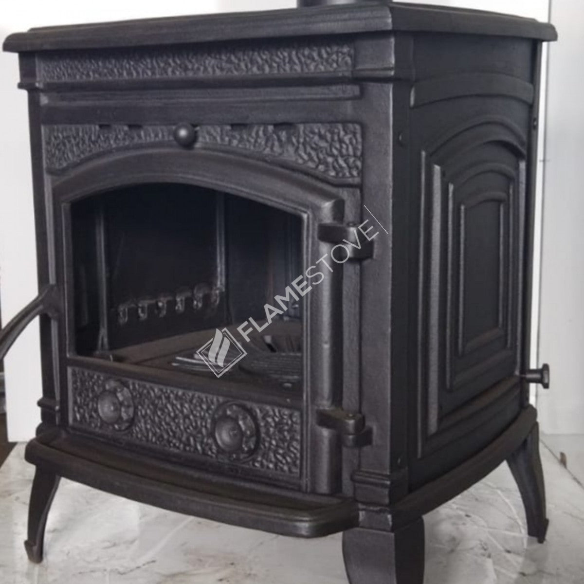 FS-016 Flame Stove Sirius Star Yüksek Verimli Pik Döküm Odun Kömür Sobası FS-016 5