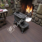 FS-059 Flame StoveNostaljik Fransız H2 Pik Döküm Soba: Odun Kömür Uyumlu, Yüksek Verimli Isıtma 2