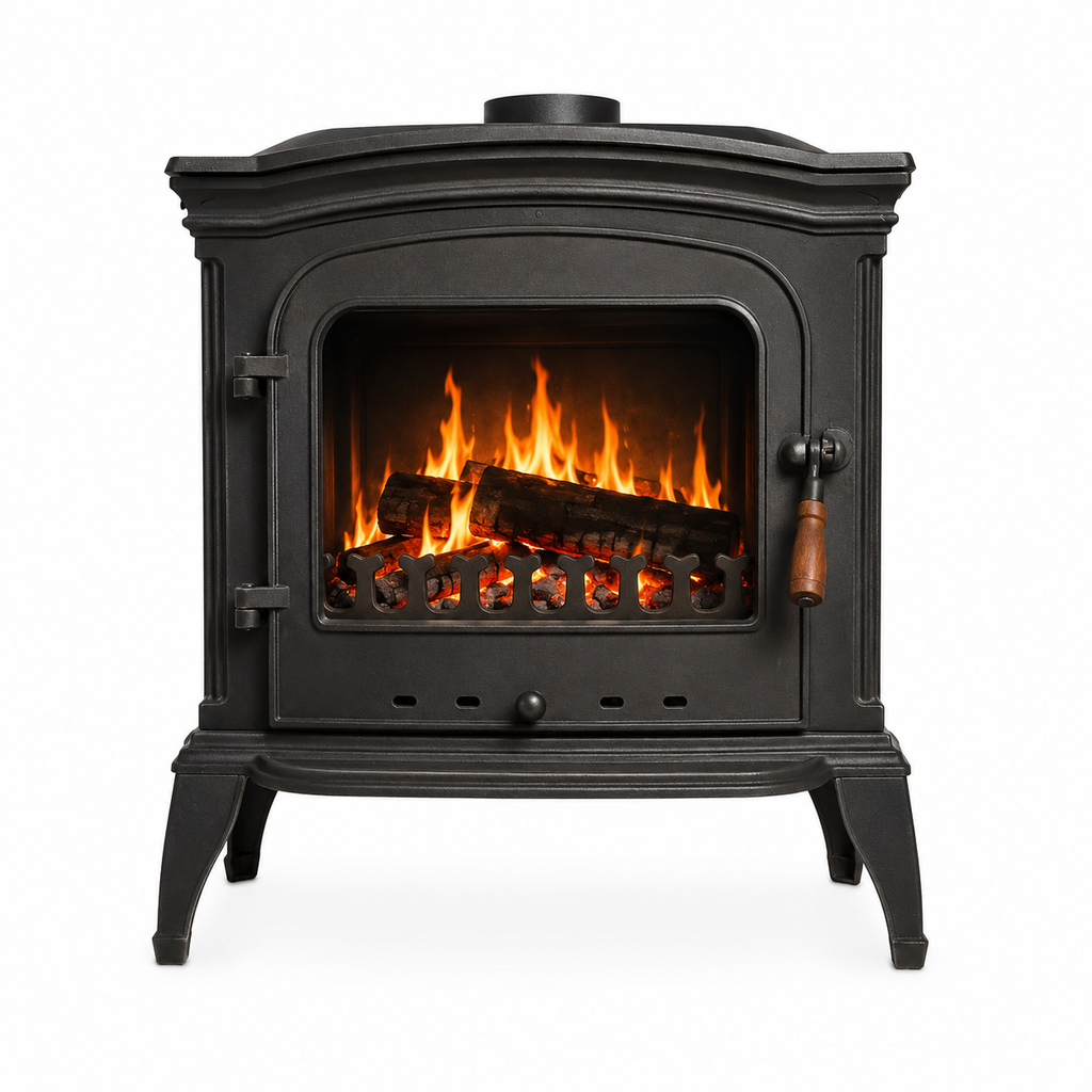 FS-032 Flame Stove Altara Lux Döküm Soba: Yüksek Verimli, Estetik, Dayanıklı Odun Kömür Sobası 2