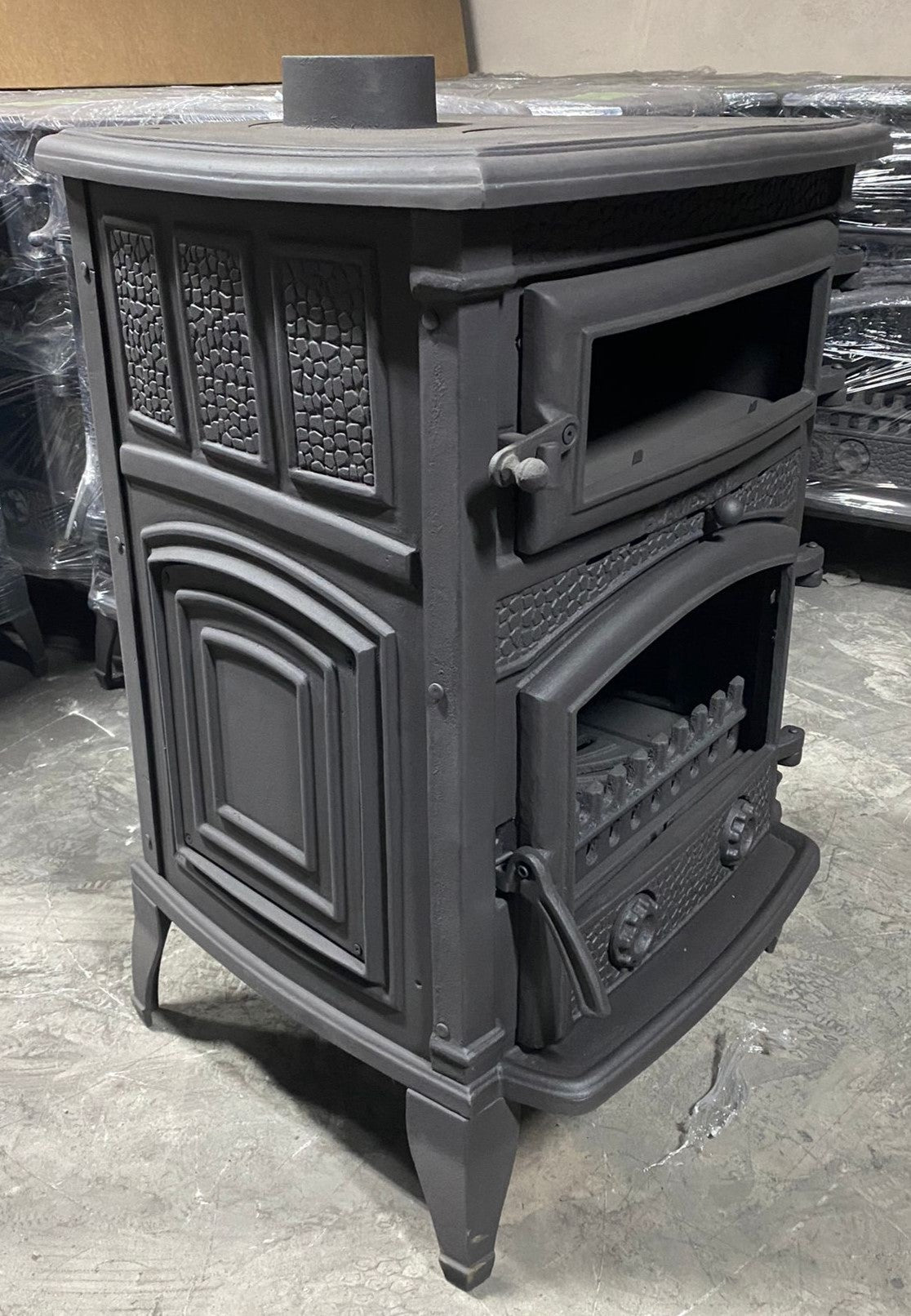 FS-013YK Flame Stove Sirius Mega Fırınlı Döküm Soba 17