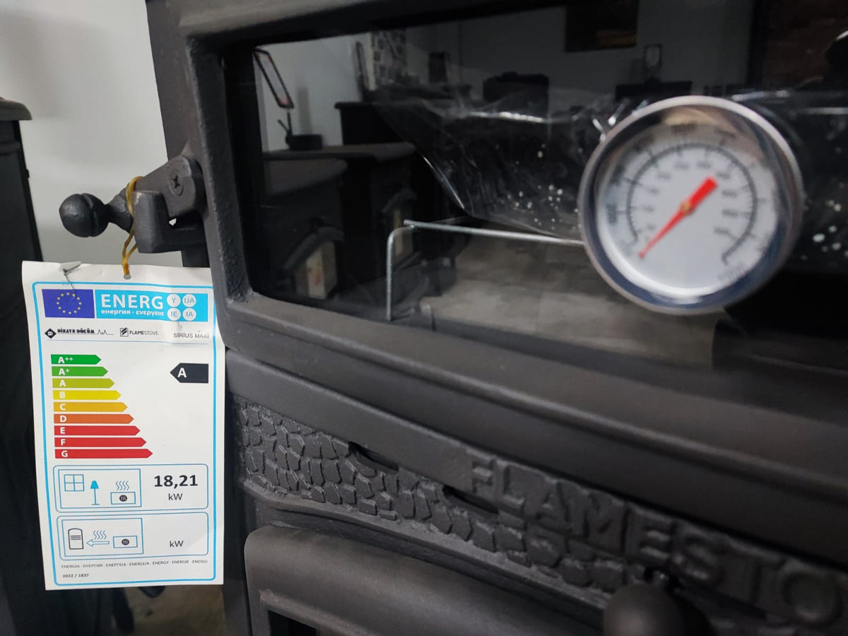 FS-013YKST Flame Stove Sirius Mega YK Style Fırınlı Döküm Soba 12