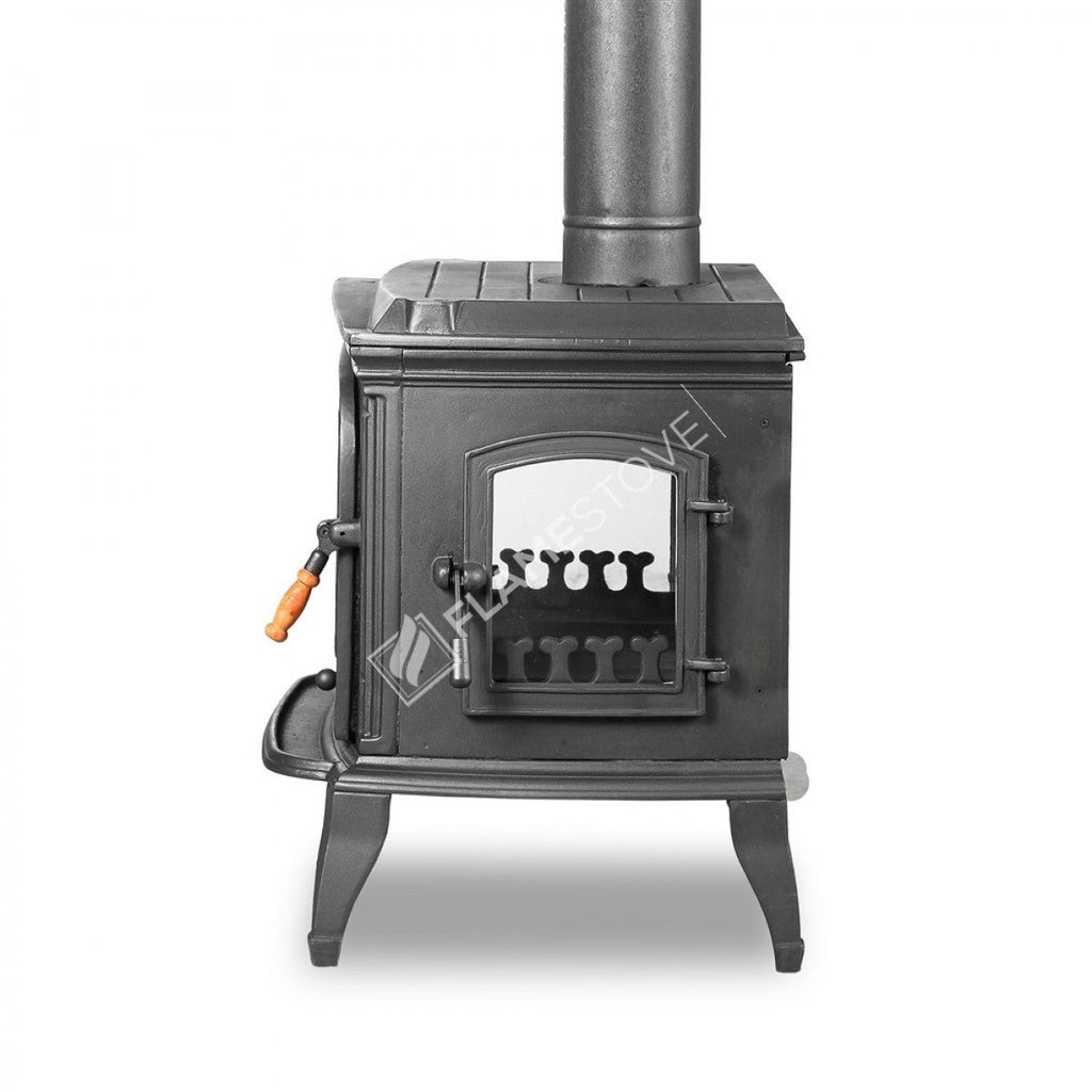 FS-032YK Flame Stove Altara Lüx Yan Kapaklı Döküm Soba A Sınıf Enerji Odun Kömür Sobası 4