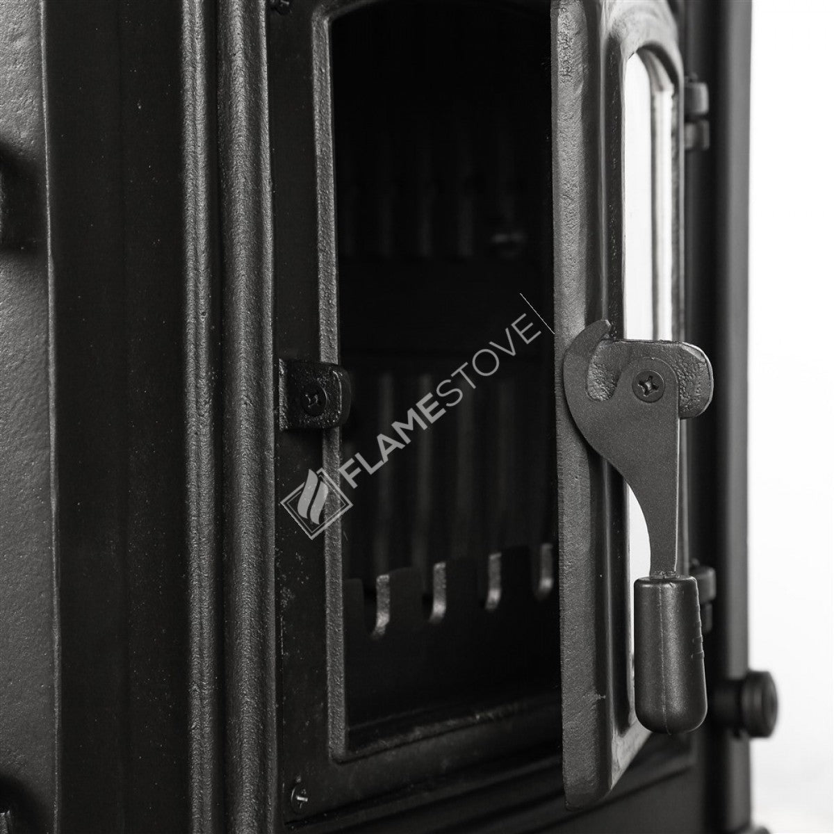 FS-014YKST Flame Stove Sirius Ultra Yan Kapaklı Odun Hazneli Döküm Soba, Yüksek Verimli Isıtma Çözümü. 13