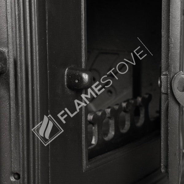 FS-034YKST Flame Stove Fırınlı Döküm Soba, Çift Yanmalı, Odunluklu, 18 kW, A Sınıfı 8