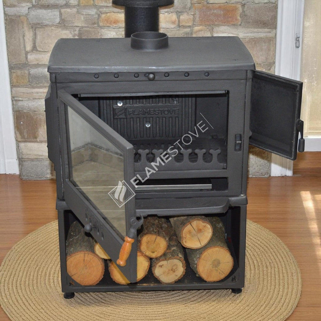 FS-041YKST Flame Stove Retro 10kW Yüksek Verimli Döküm Soba 5