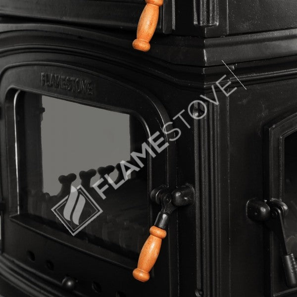 FS-034YKST Flame Stove Fırınlı Döküm Soba, Çift Yanmalı, Odunluklu, 18 kW, A Sınıfı 13