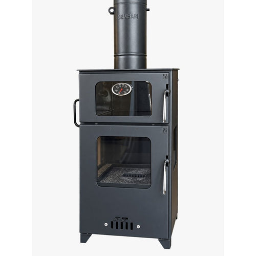 MS-7 | CAPELLA MAXİ FIRINLI PELET/ODUN HYBRİD SOBA | ÇELİK SOBA | 12 kW