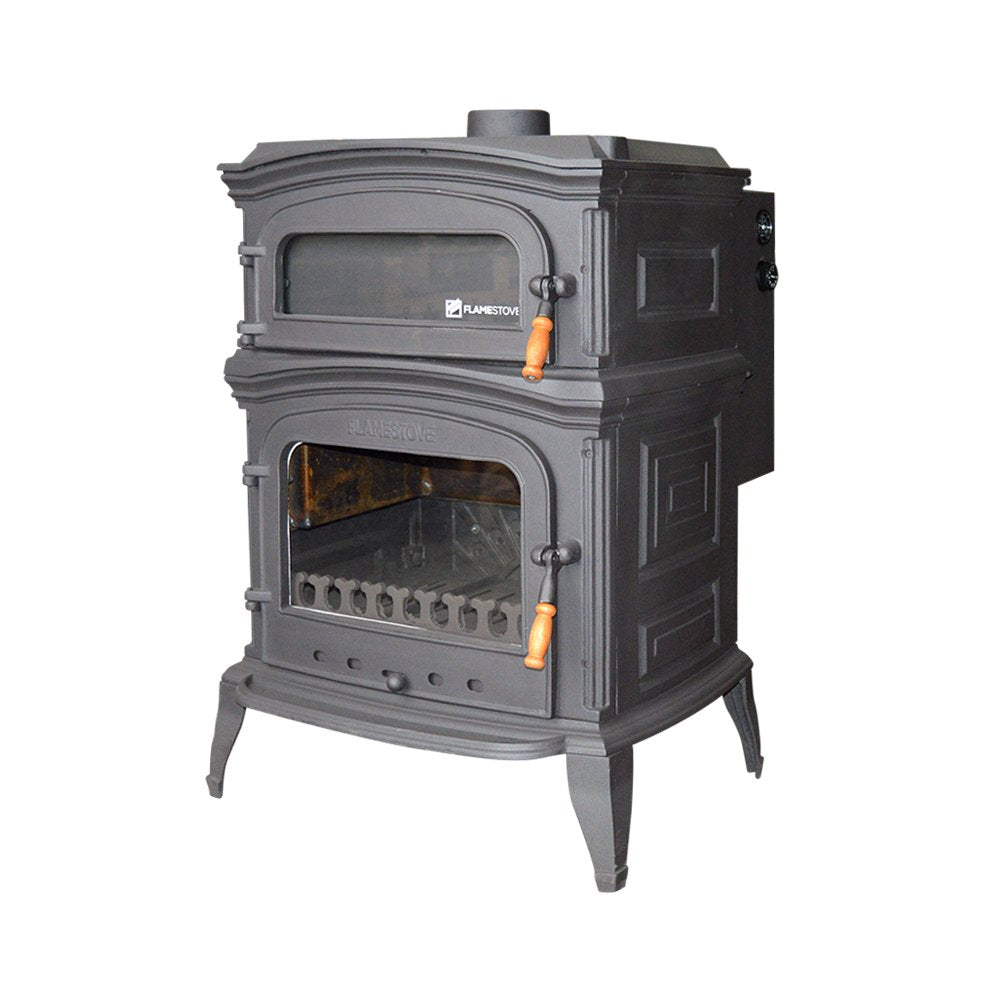 FS-033SS Flame Stove Döküm Sulu Isıtma Sobası 33 kW Altara Premium Çift Yanma 2