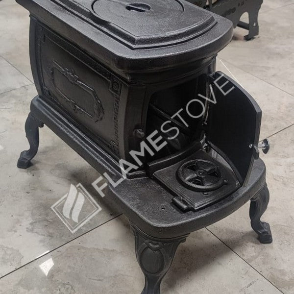 FS-059 Flame StoveNostaljik Fransız H2 Pik Döküm Soba: Odun Kömür Uyumlu, Yüksek Verimli Isıtma 3