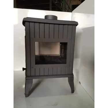 FLAMESTOVE FS-015 Sirius Ultra 4 Camlı Pik Döküm Şömine 2