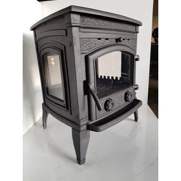 FLAMESTOVE FS-015 Sirius Ultra 4 Camlı Pik Döküm Şömine 1