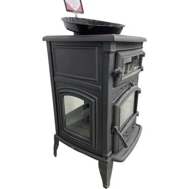 FLAMESTOVE FS-012YK Yandan Kapaklı 4 Camlı Kuzineli Pik Döküm 2