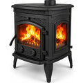 FLAMESTOVE FS-015 Sirius Ultra 4 Camlı Pik Döküm Şömine 7