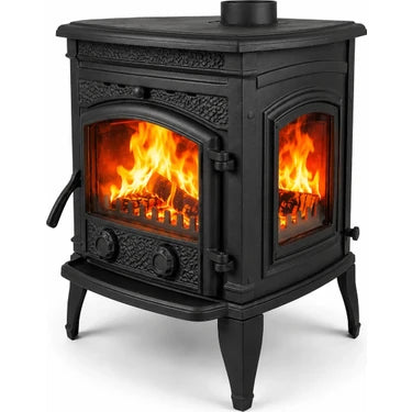 FLAMESTOVE FS-015 Sirius Ultra 4 Camlı Pik Döküm Şömine