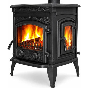 FLAMESTOVE FS-015YK  4 Camlı Yandan Kapaklı Döküm Şömine 1