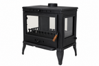 FS-043 Flame Stove 3 Camlı Döküm Soba: Yüksek Verimli Odun Kömür Isıtıcı 6