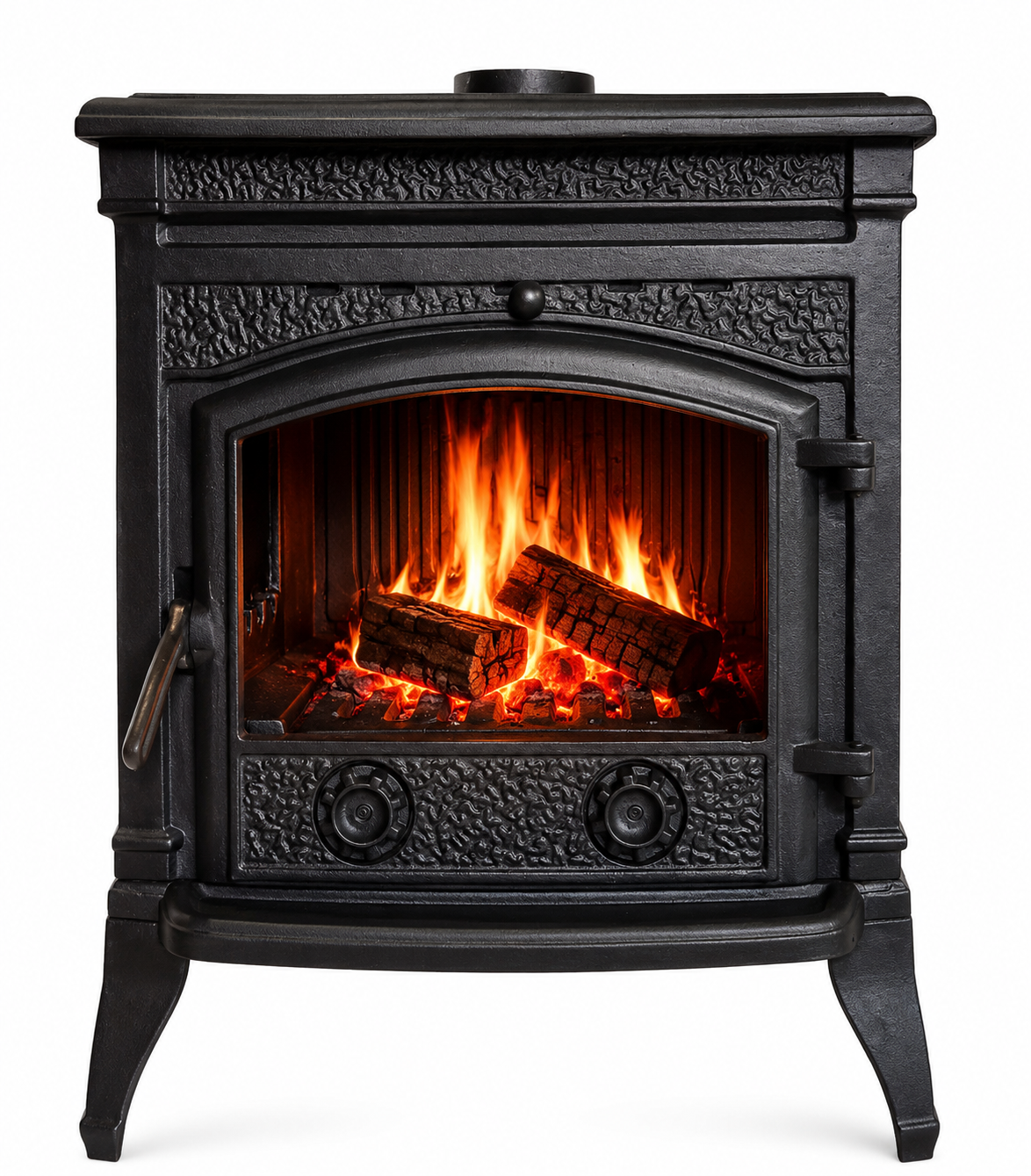 FS-016 Flame Stove Sirius Star Yüksek Verimli Pik Döküm Odun Kömür Sobası FS-016 2