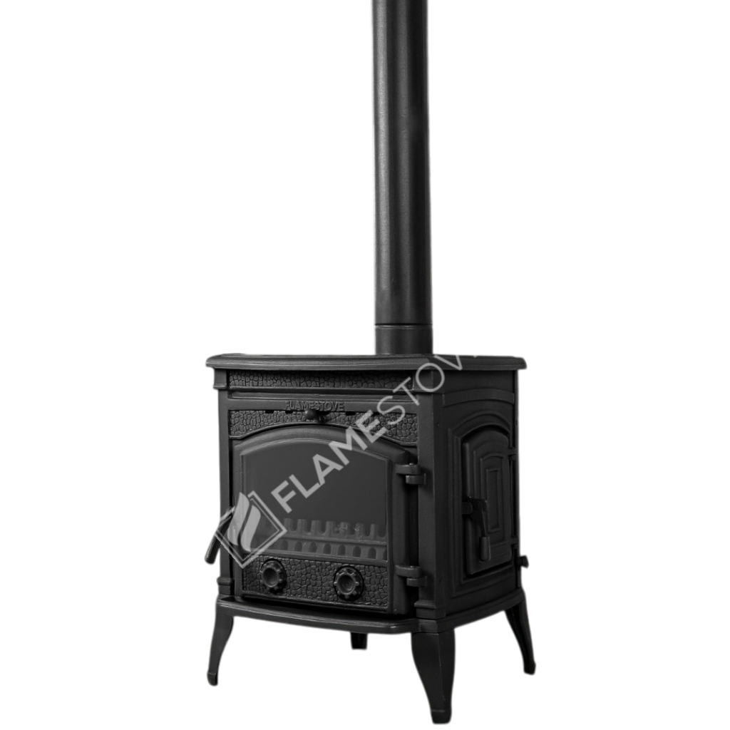 FS-016YK Flame Stove Sirius Star Yan Kapaklı Döküm Soba: Yüksek Verimli, A Sınıfı Odun Kömür. FS-16YK 3