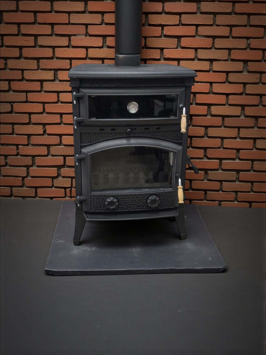 FS-071YK Flame Stove Fırınlı Döküm Soba Sirius Midi Yan Kapaklı 10